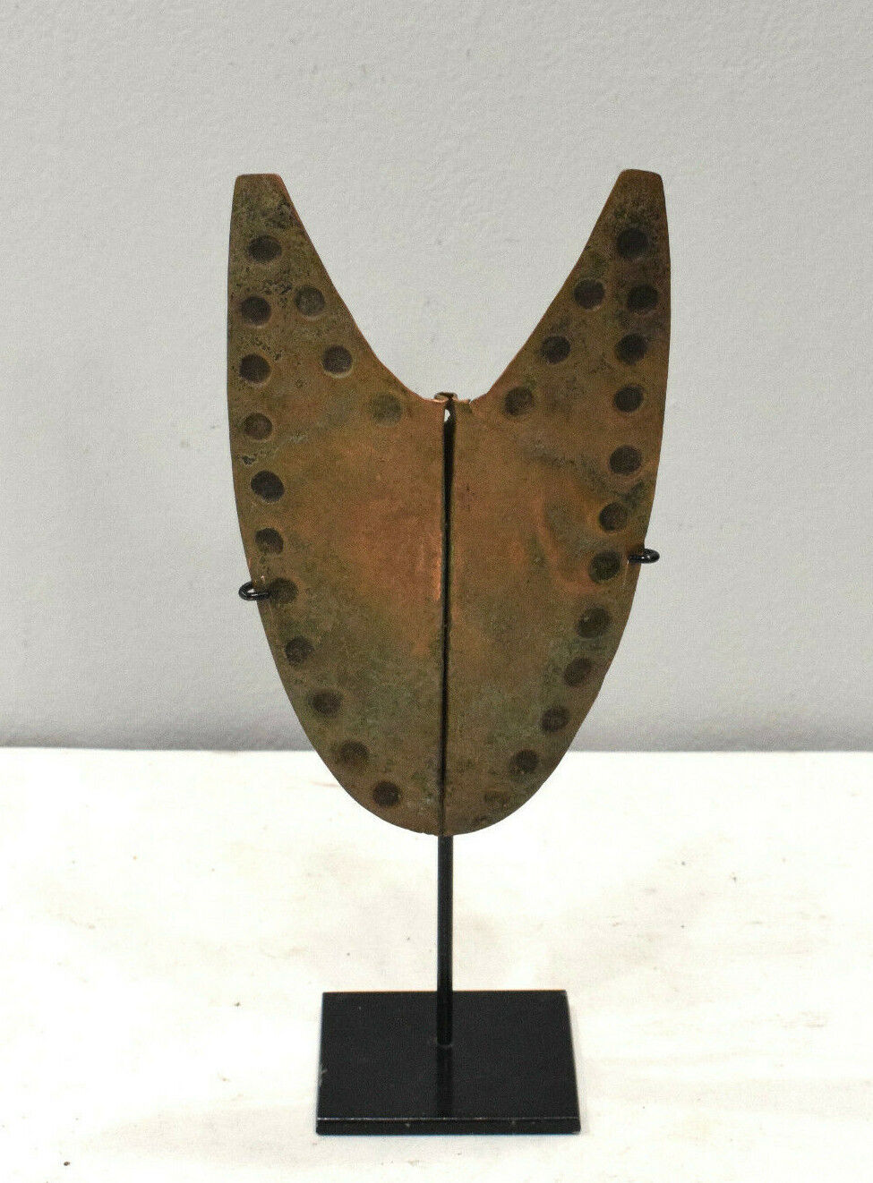 African Pendant Toposa Tribe Hammered Copper