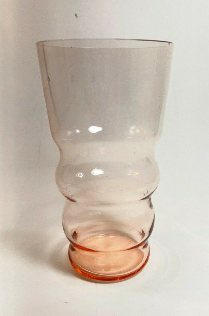 Federal Lido Optic? Tumbler Pink Depression Glass