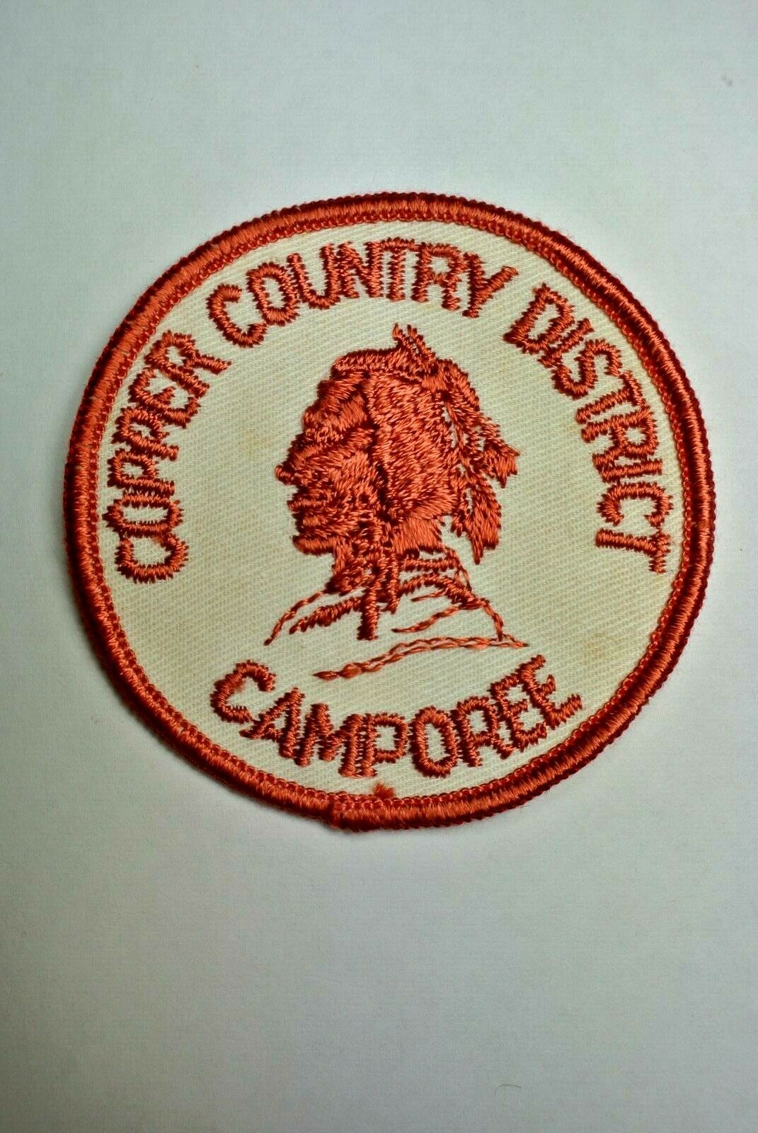 Vintage Copper Country District Camporee Pocket Patch - Boy Scouts - Bsa - Mint
