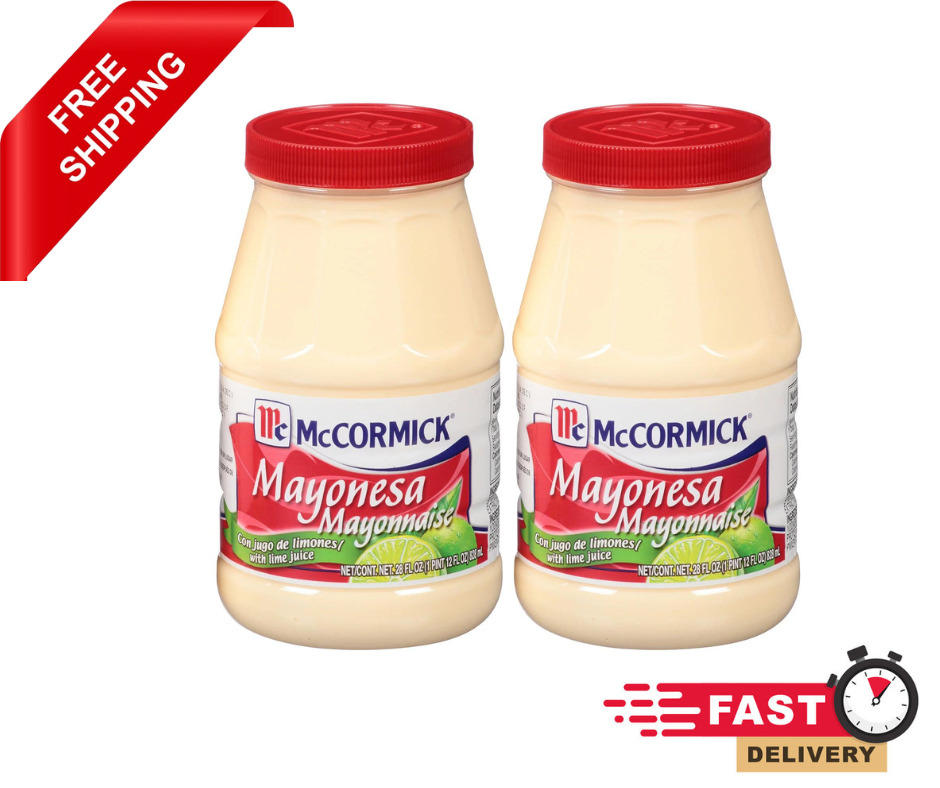 2- PACK McCormick Mayonnaise with Lime Juice (28 oz., 2 pk.)Free Shipping