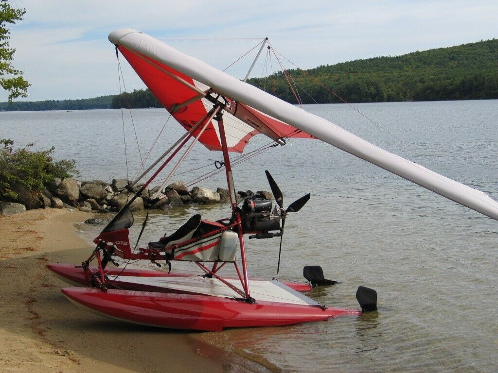 sport airplane, powered hang glider on floats, AirCreation Twin 503-SL