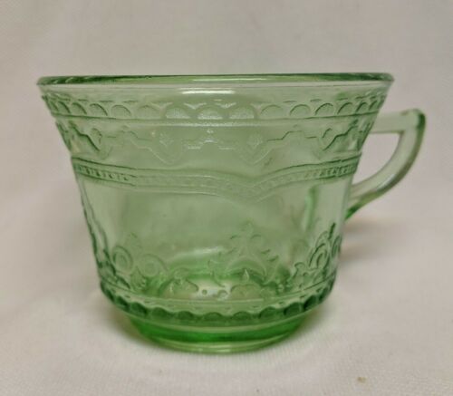 Federal Glass Patrician Green Cup 2 3/4" Depression Glass