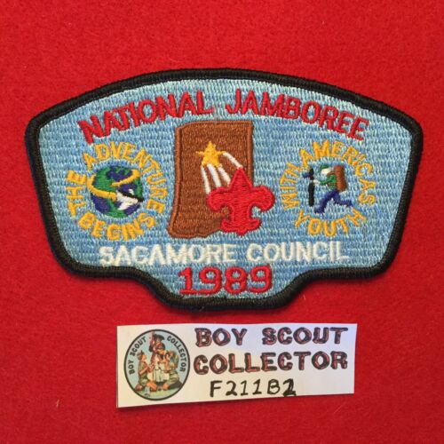 Boy Scout Csp Jsp 1989 National Jamboree Sagamore Council Shoulder Patch