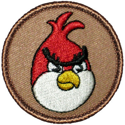 Cool Boy Scout Patches - Red Aggravated Bird Patrol! (#406)