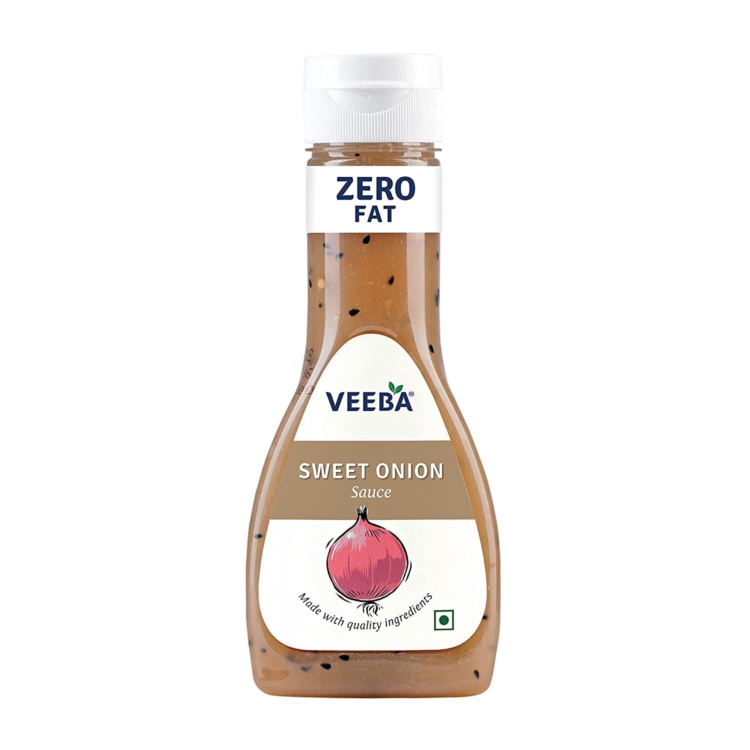 Veeba Sweet Onion Sauce, 350gm, 98% Fat-free Sauce