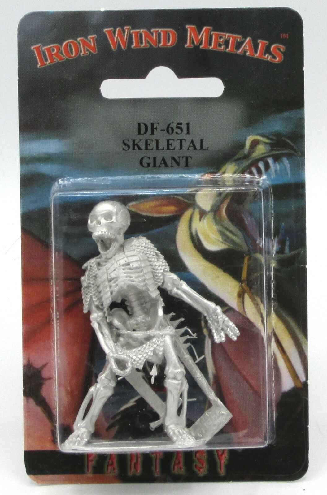 Ral Partha Df-651 Skeletal Giant (skeleton) Undead Warrior Miniature Monster Nib