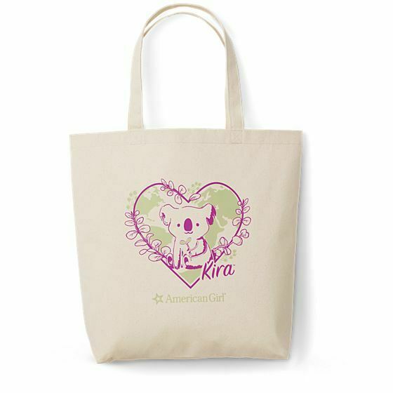 American Girl Doll Kira Goty 2021 Care For The Earth Tote Bag Full Size New