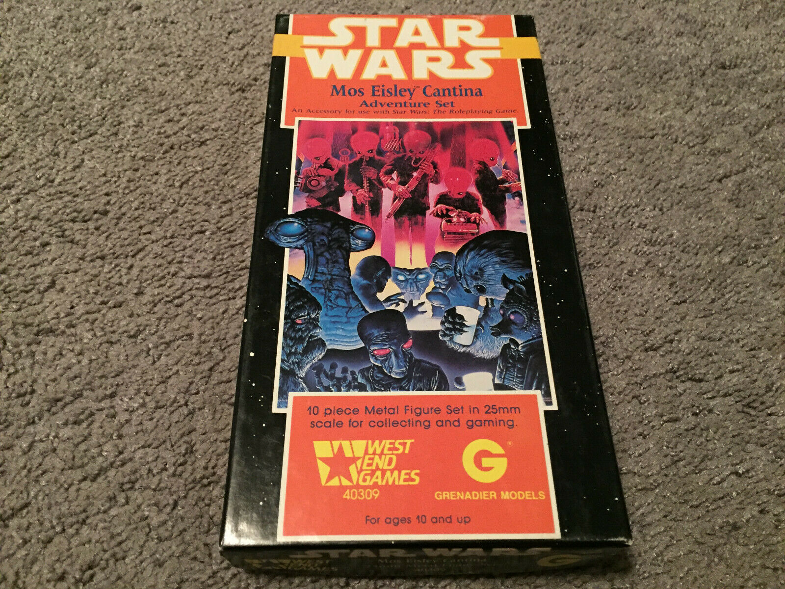 Opened Box West End Games Star Wars Mos Eisley Cantina Adventure Set 