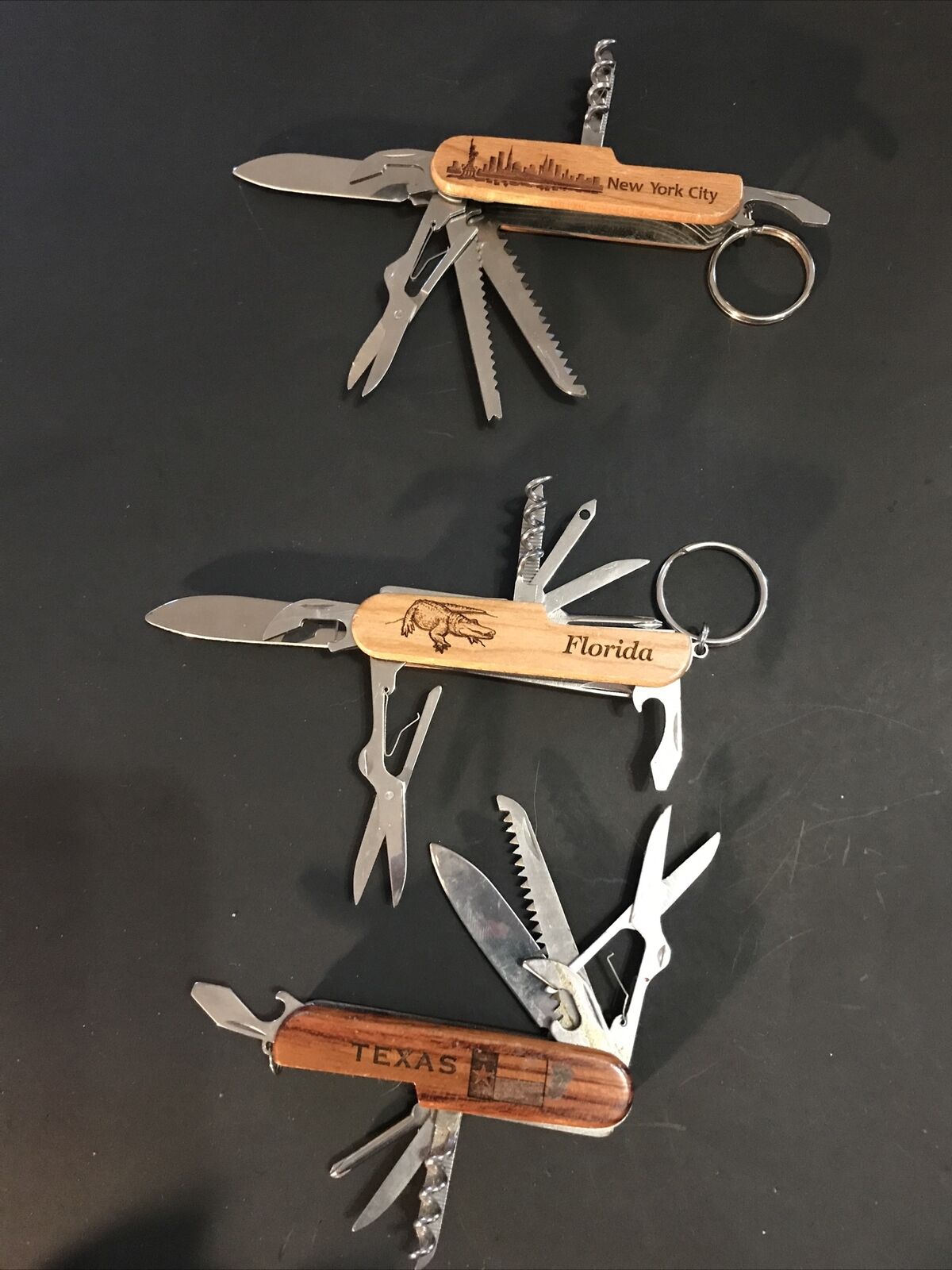Victorinox Style Pocket knives collection: Florida, Texas, New York City