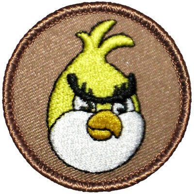 Cool Boy Scout Patches - Yellow Aggravated Bird Patrol! (#406B)