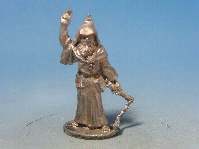 Ral Partha Dungeons & Dragons 'wizard' With Mace Or Cleric With Flail Original