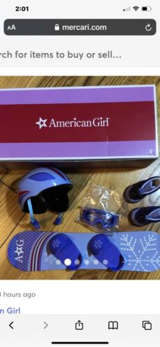 American  Girl Doll Snowboard accessories NIB