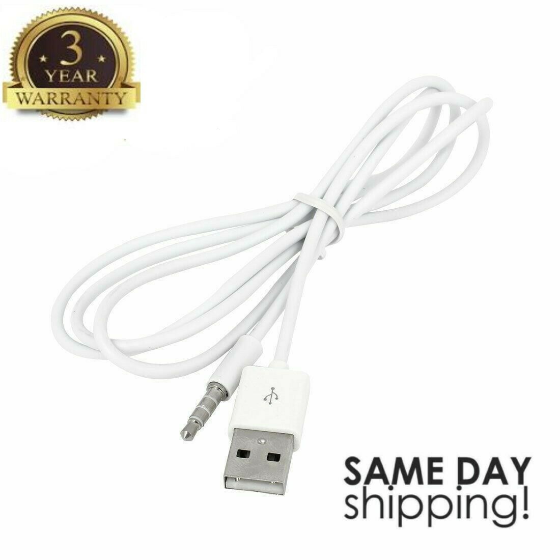For Ipod Shuffle Usb Data Sync Charger Cable Cord 3rd & 4th Gen