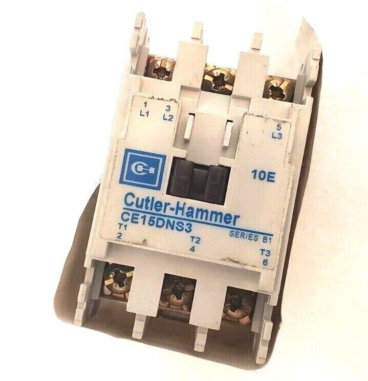 New Cutler-hammer Ce15dns3ab Open Type 3p Contactor Size D 120v 18a Coil
