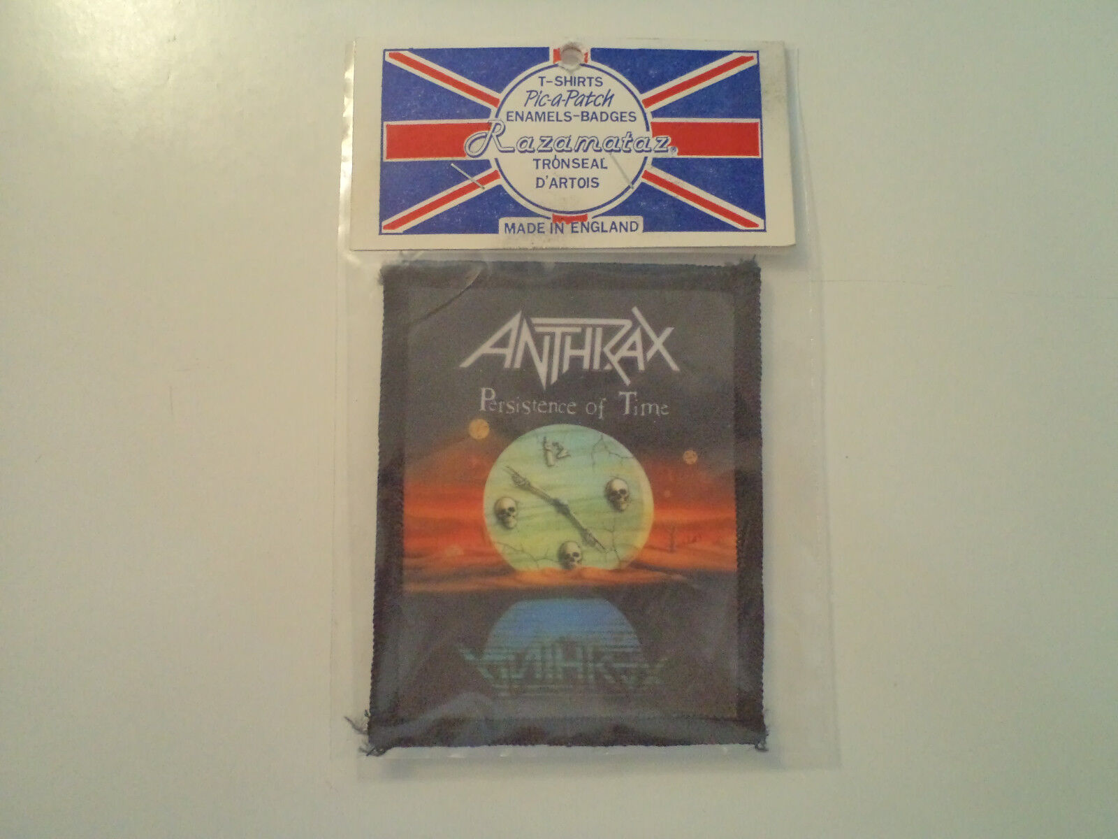 Vintage    Anthrax     Unused  80s Patch    Thrash  Metallica Megadeth