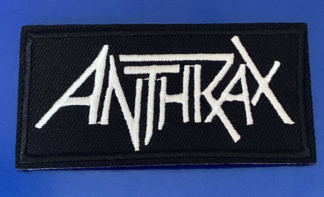 Anthrax Iron On Patch 3x2