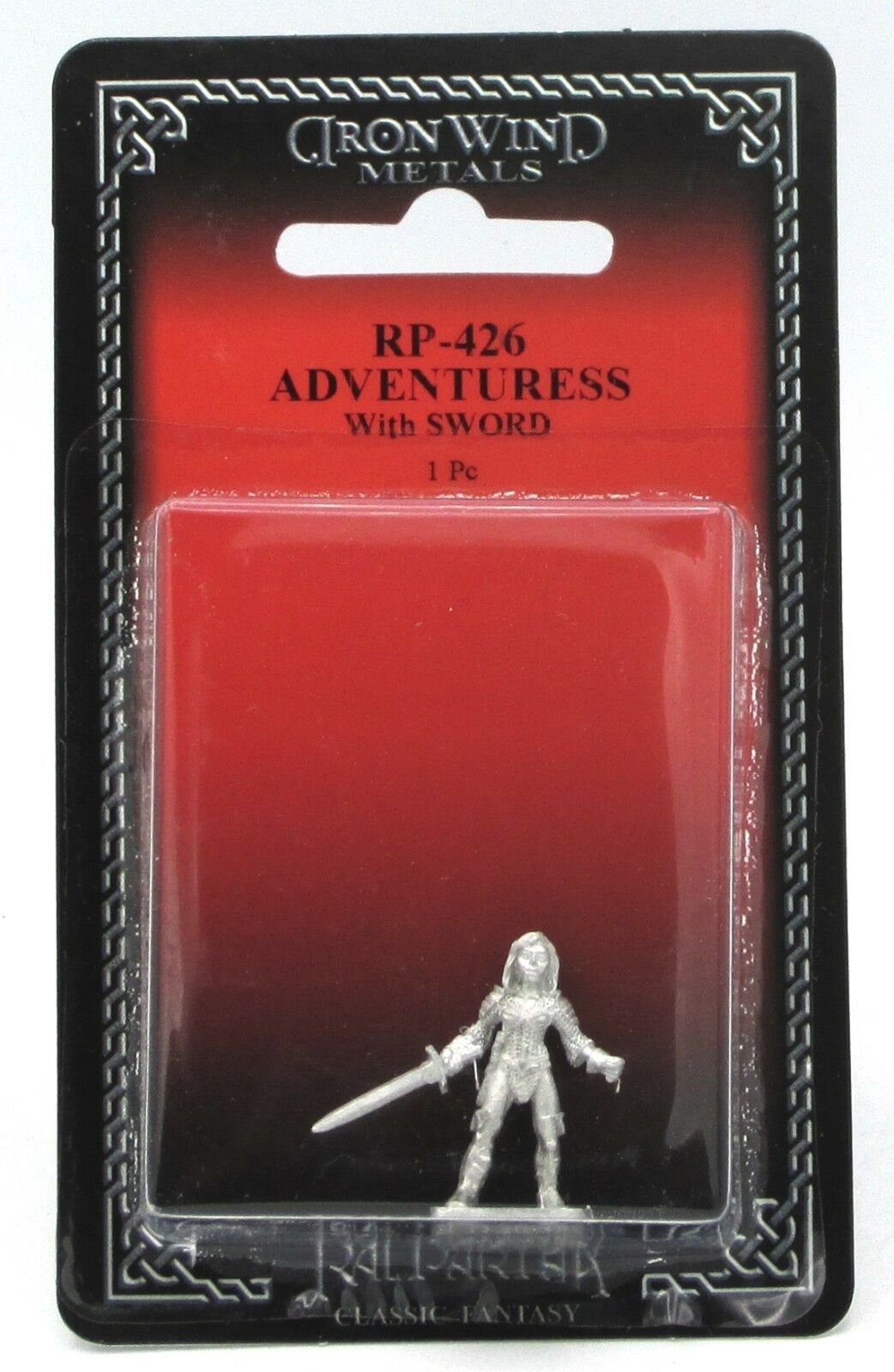 Ral Partha Rp-426 Adventuress With Sword (player Character) Melorian Female Nib