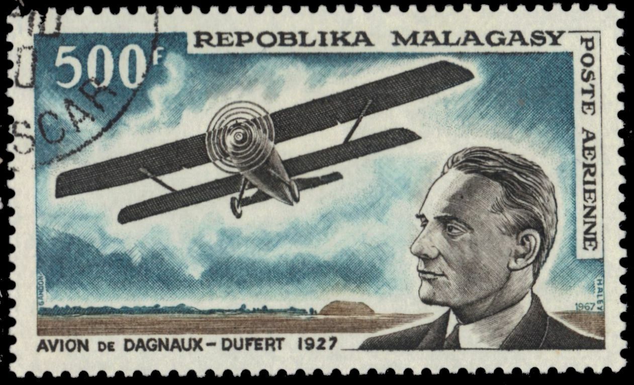 Madagascar C84 - Aviation Heritage "dagnaux Biplane" (pb45575)