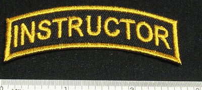 Set of 2 INSTRUCTOR Patches for Skydive Trainer Parachute Shirt Cap Rig Gear 25Q