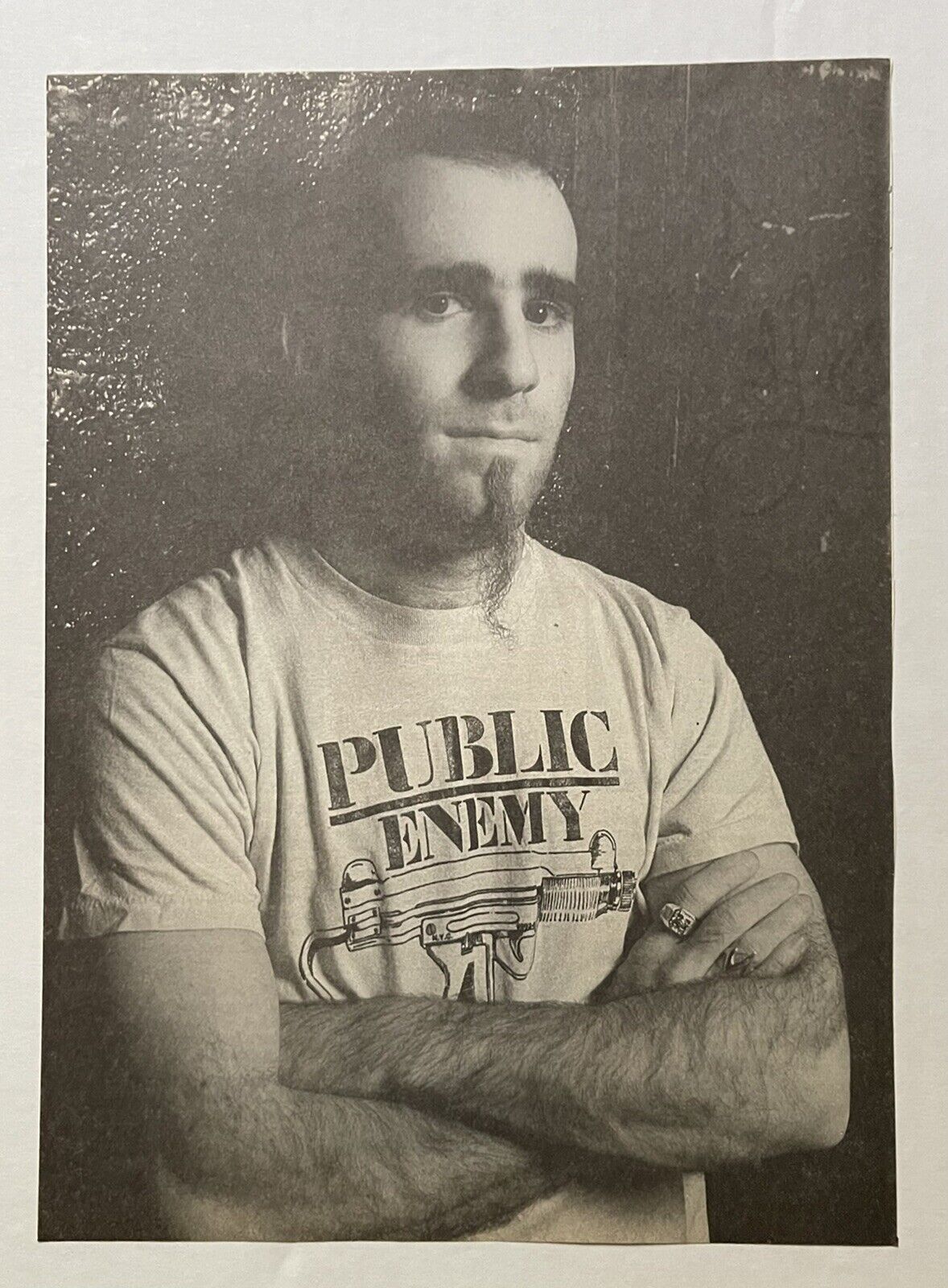 Vintage Anthrax Scott Ian Magazine Pinup Clipping
