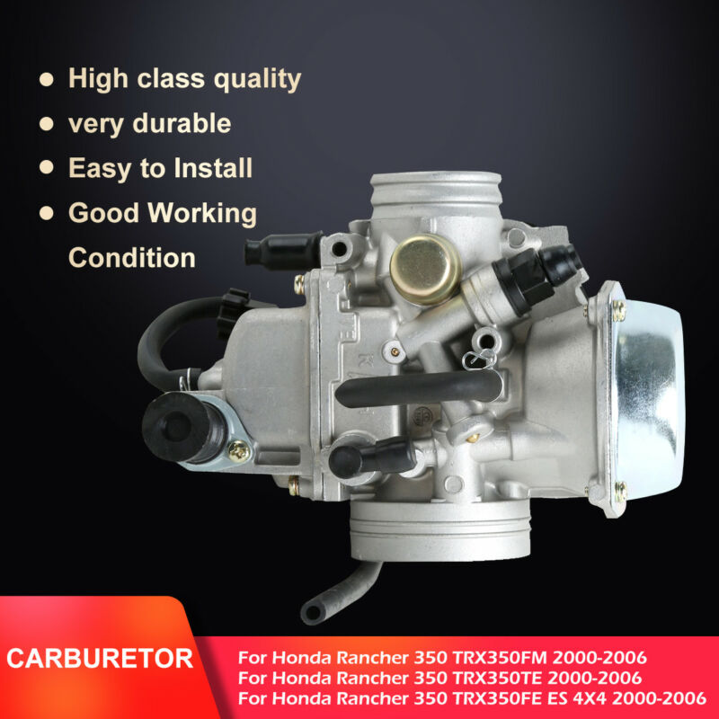 Carburetor For Honda 350 Rancher Trx350fe Trx350fm 2000-2006 01 02 03 New Carb