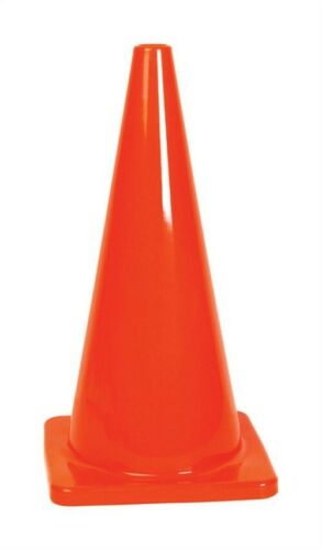 Hy-Ko SC-28 Vinyl Orange Round Triangular Day-Glo Safety Cone 28 in.