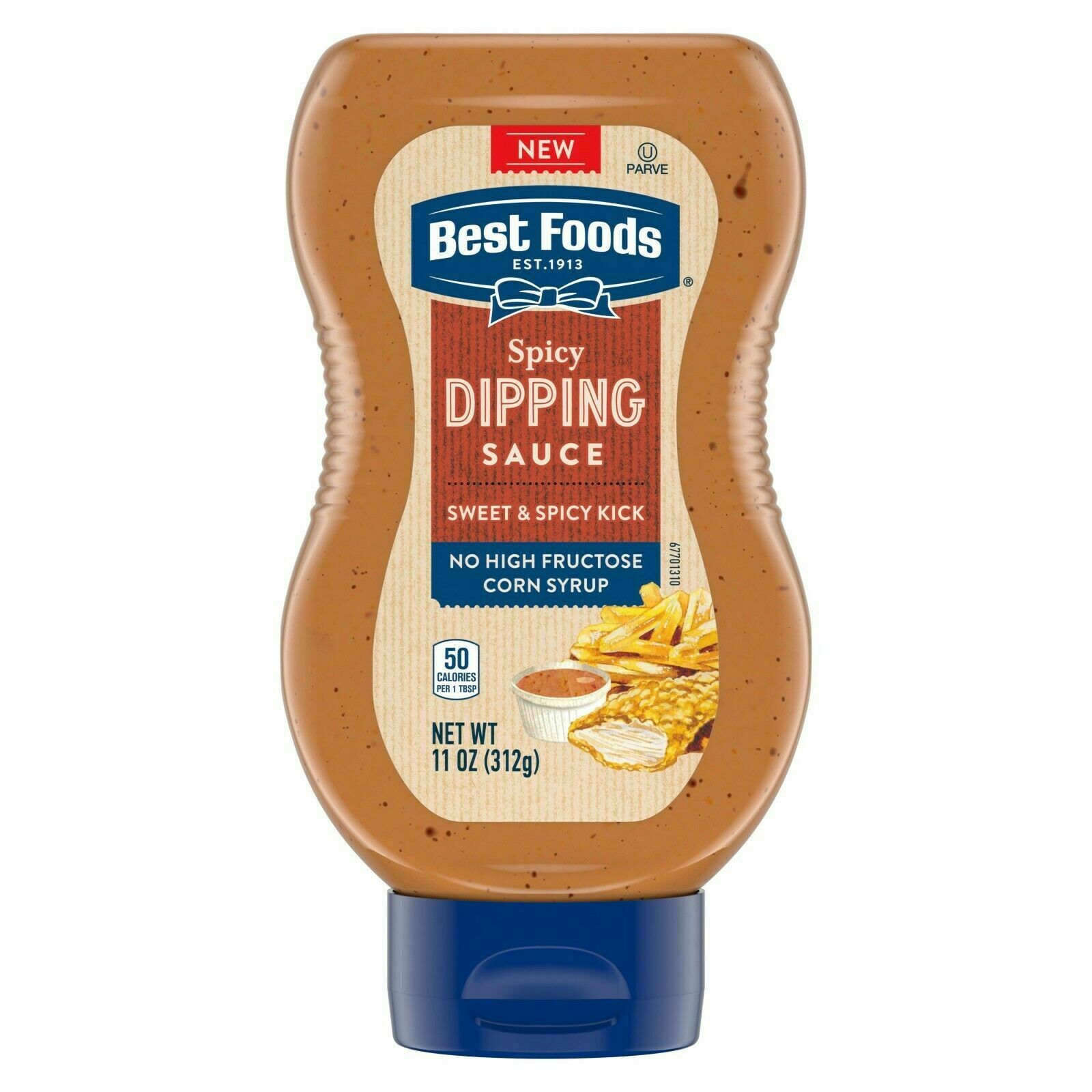 Hellmann's Spicy Dipping Sauce Condiment 11 oz,( Pack of 6 ) EXP 08/18/2020