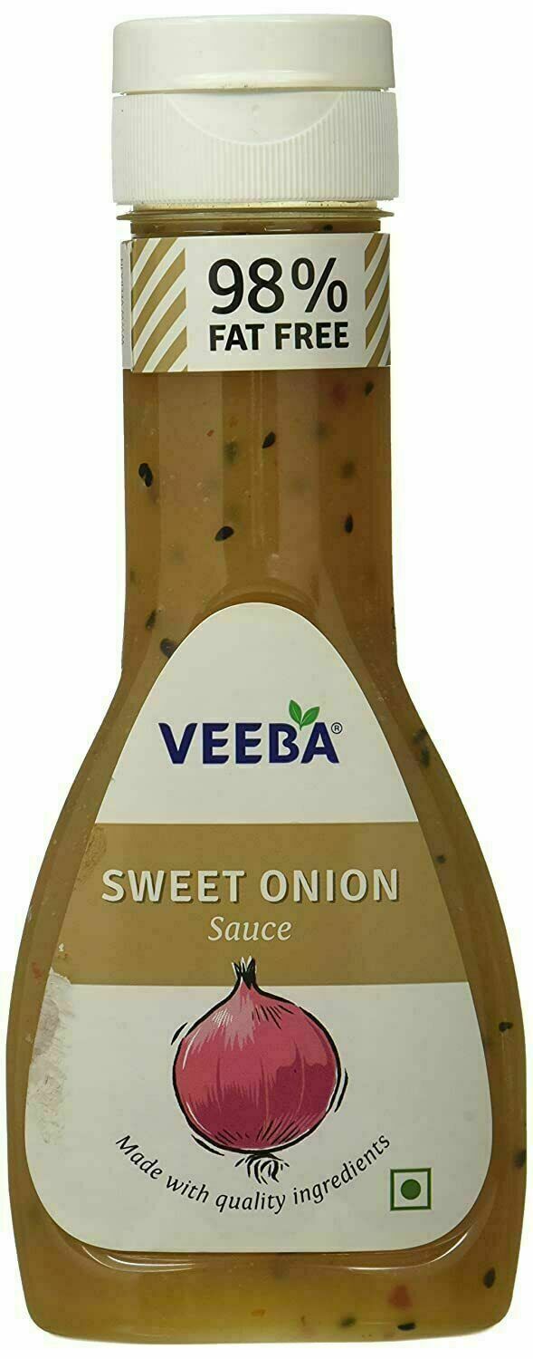 Veeba Sweet Onion Sauce, 350 gm - 100% Vegetarian - Fat Free