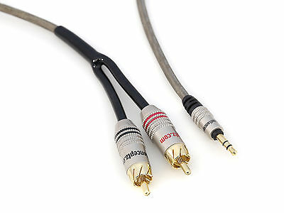 Knukonceptz Krystal 3.5mm (1/8) To Stereo Rca Ipod/mp3 Audio Aux Cable 3' 1m