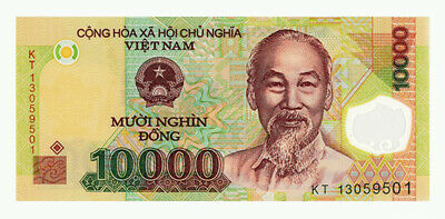 Viet Nam Banknote 10,000 Vnd (muoi Nghin Dong) Polymer Series