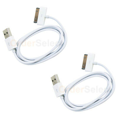 2 Usb Data Sync Charger Cable Cord For Apple Ipod Nano Classic 1 2 3 4 5 6 Gen