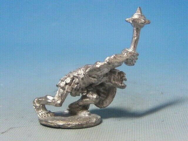 Ral Partha Orc Warrior With Mace - Chaos Wars Dungeons & Dragons D&d Metal 25mm