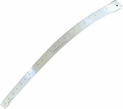 Fairgate Rule Company 11-124 24 inches Curve Stick Aluminum Pattern Making Ruler