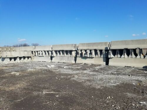 Used 12' Long Concrete Jersey Barriers Ohio