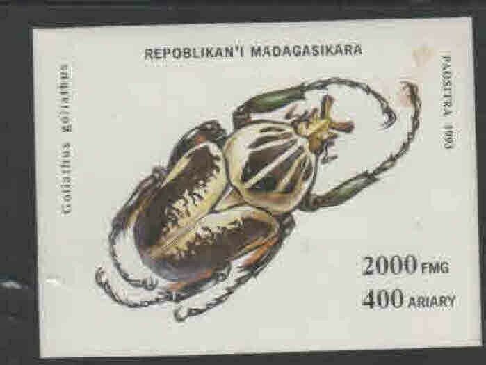 Malagasy #1223 1994 1994 Insects Mint Vf Nh O.g S/s