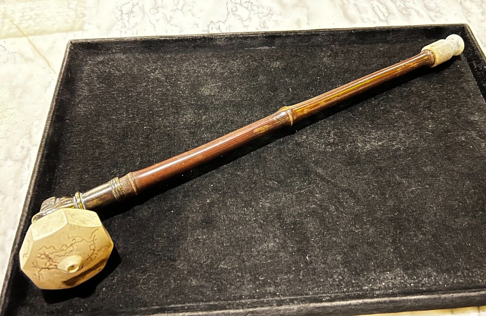A rare and beautiful Chinese Travel or Ladies Pipe