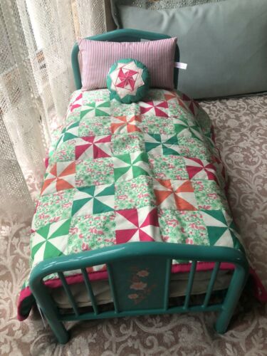 American Girl Doll Kit Kittredge Bed And Bedding 2016