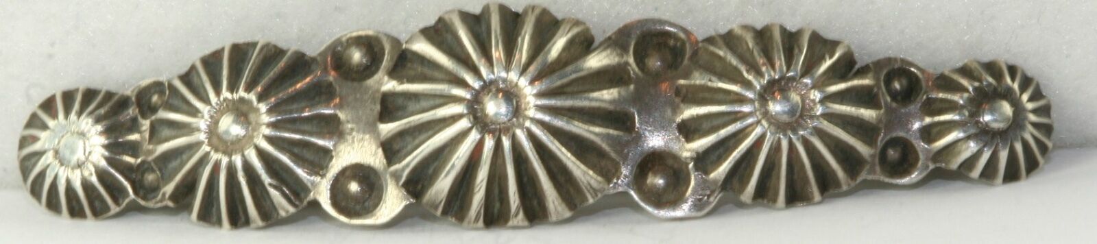 Vintage Old Dead Pawn Sterling Silver  Bar Pin