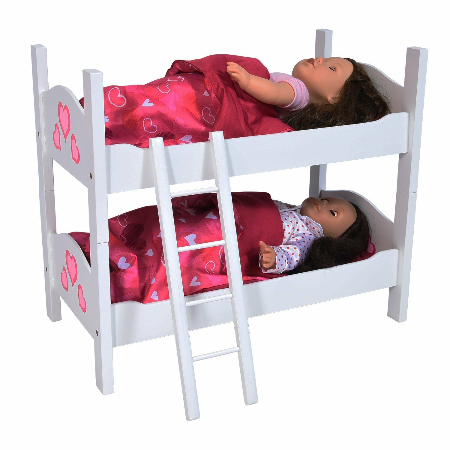 Bunk Bed For Twin Dolls Fits For 18 Inch Baby Dolls (latest Style) Super Quality